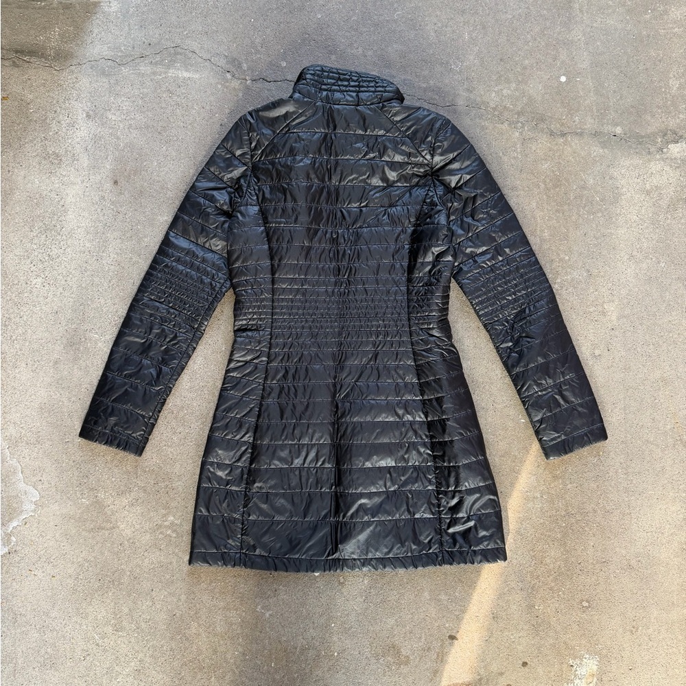 Patagonia Kai Lee Parka Quilted Insulated Jacket in Black Size XS Hiking Coat - Picture 3 of 5